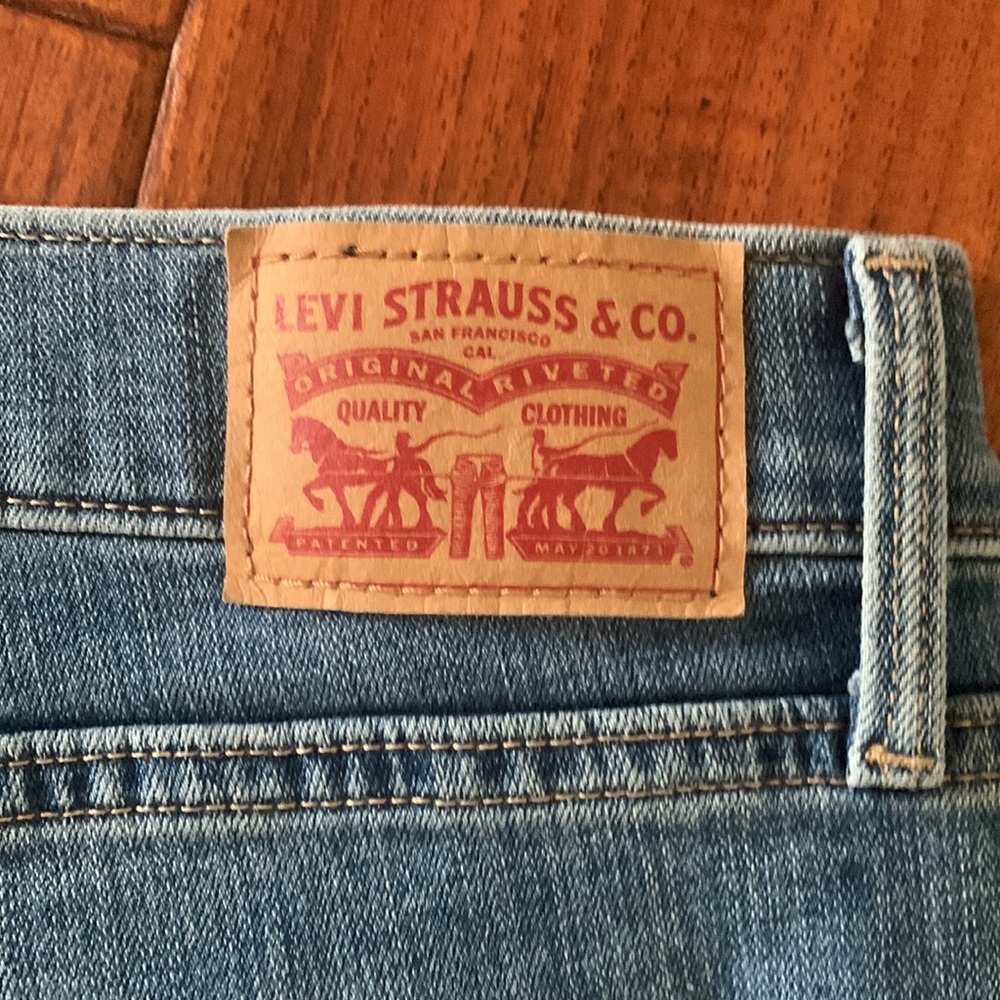 Levi's Bermuda Shorts size 31 STRETCH Jorts Classic 5 pocket Denim - Picture 5 of 9
